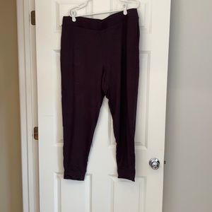 Deep purple joggers